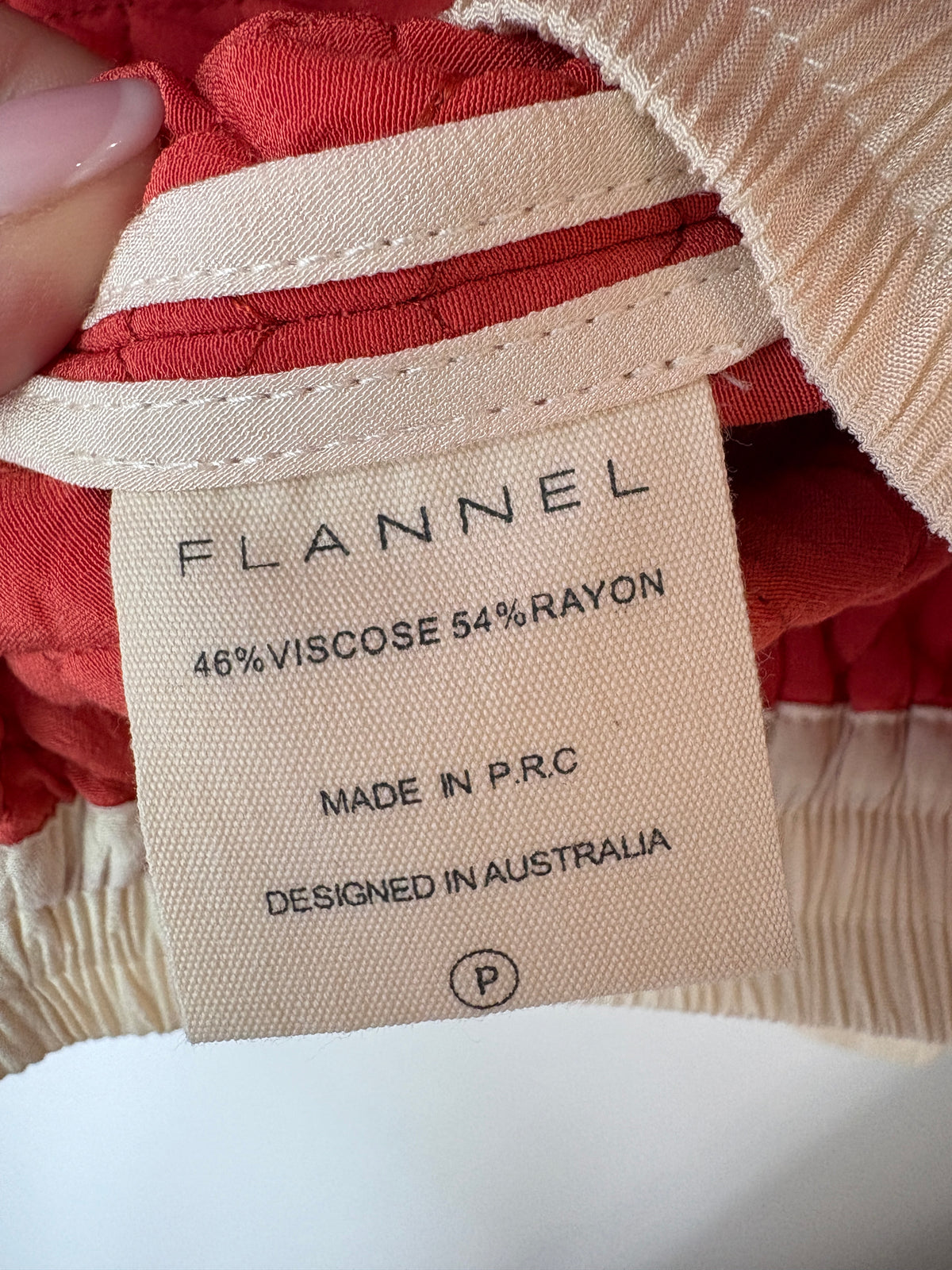 Flannel 'Amora' Sweatshirt ~ Small