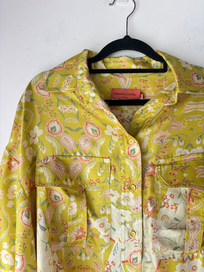 Manning Cartell Silk Shirt ~ size Small