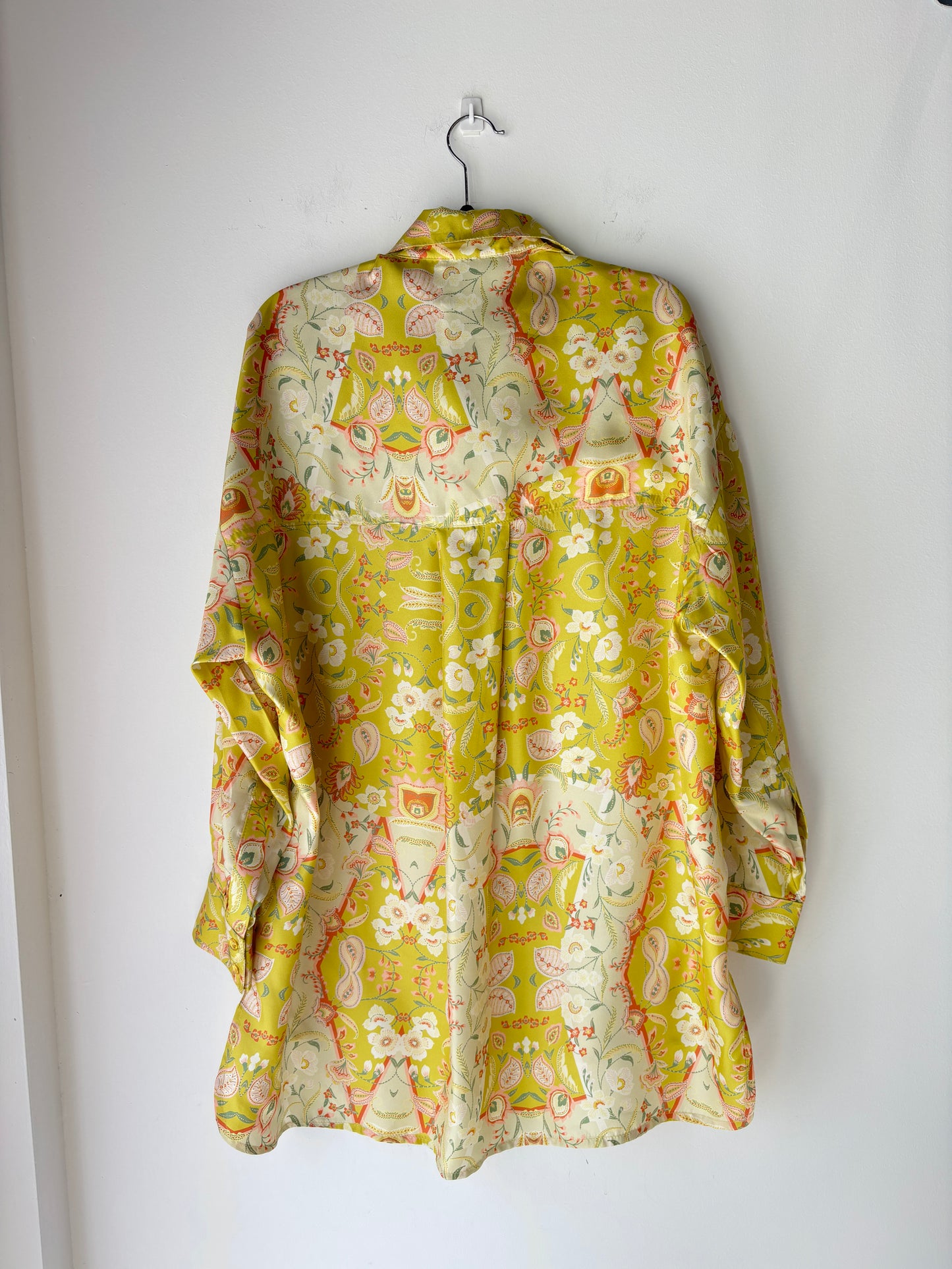 Manning Cartell Silk Shirt ~ size Small