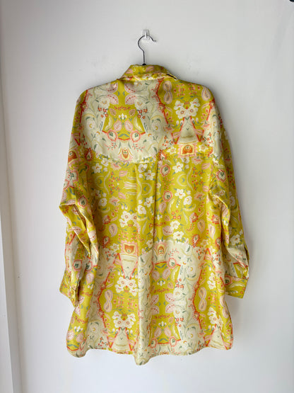 Manning Cartell Silk Shirt ~ size Small