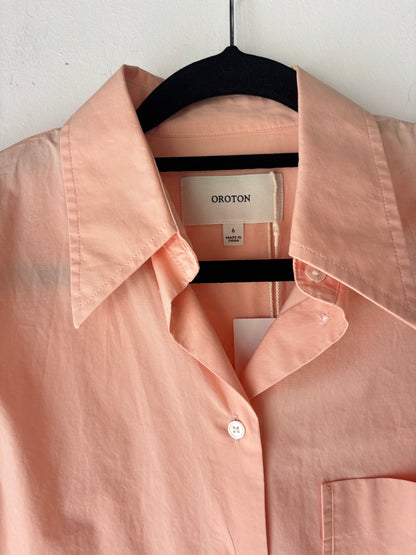Oroton Poplin Shirt ~ size 6