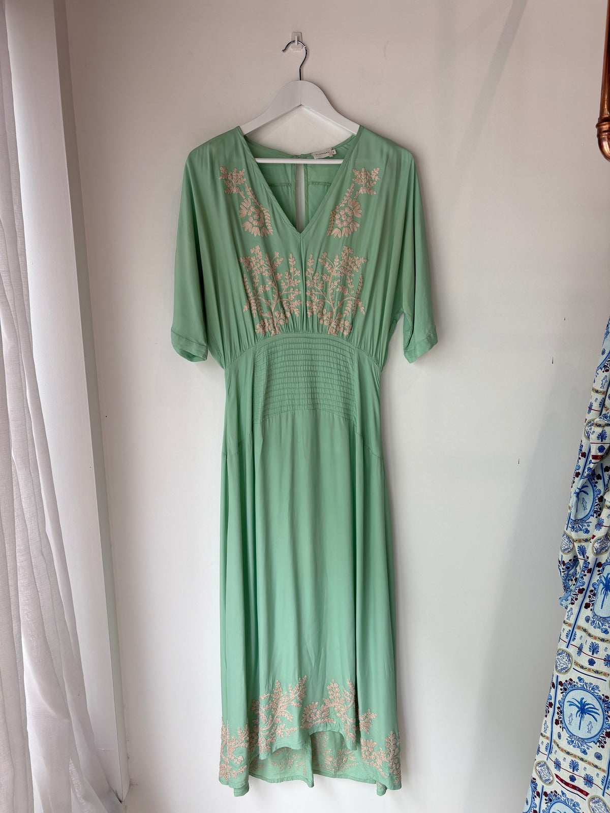 Flannel 'Elsie' Maxi Dress ~ size 2 (au 10)