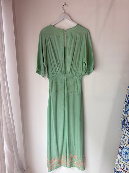 Flannel 'Elsie' Maxi Dress ~ size 2 (au 10)