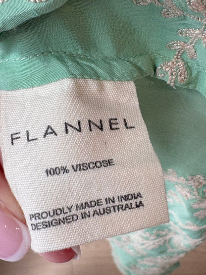 Flannel 'Elsie' Maxi Dress ~ size 2 (au 10)