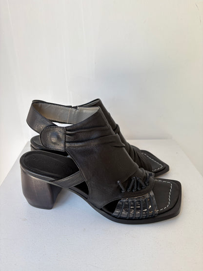 Malloni block heels ~ size 37