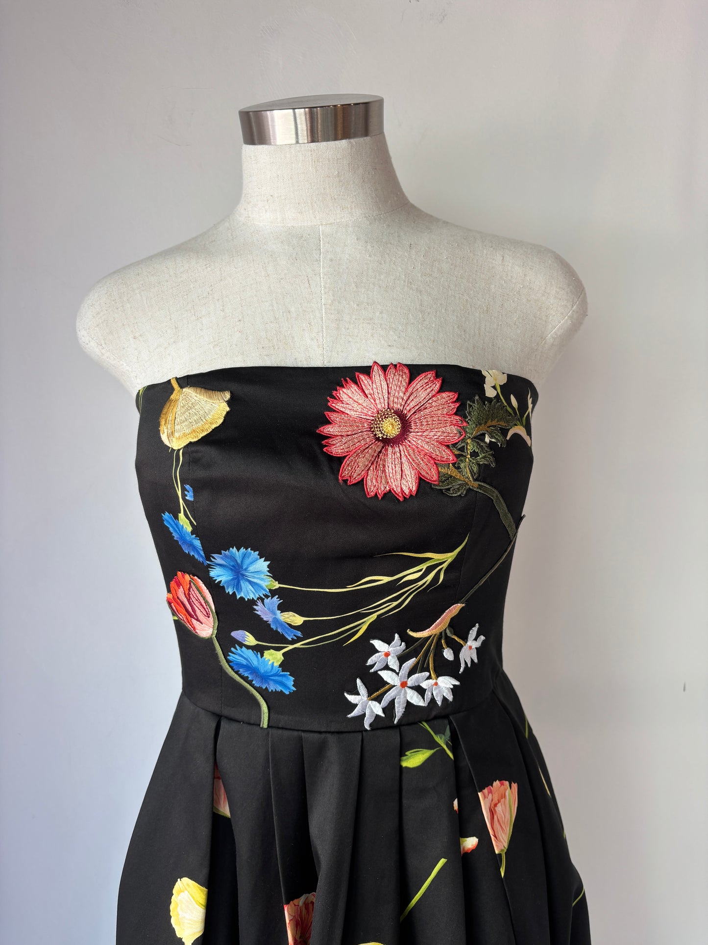 Leo Lin 'In the Fields' bustier midi gown ~ size 10