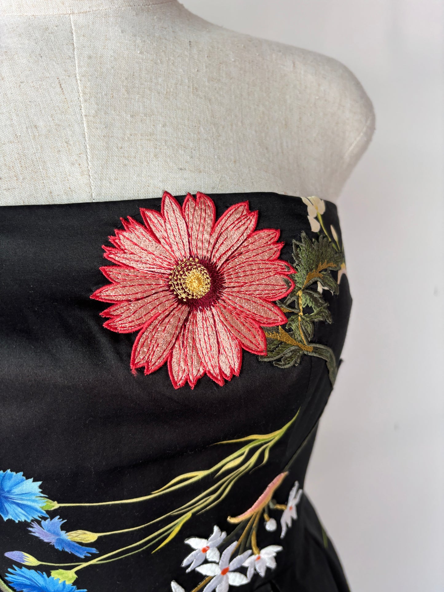 Leo Lin 'In the Fields' bustier midi gown ~ size 10