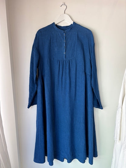 Manuelle Guibal linen midi dress ~ size 3 (au 12)