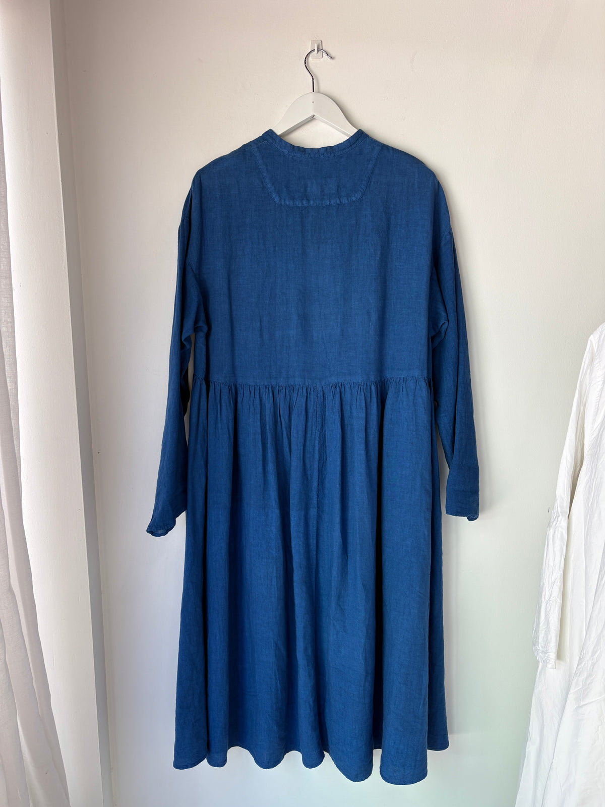 Manuelle Guibal linen midi dress ~ size 3 (au 12)