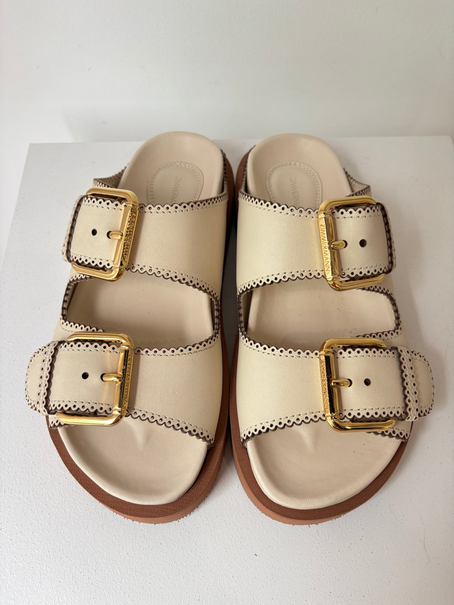 Zimmermann 'Goldie' Slides ~ size 38