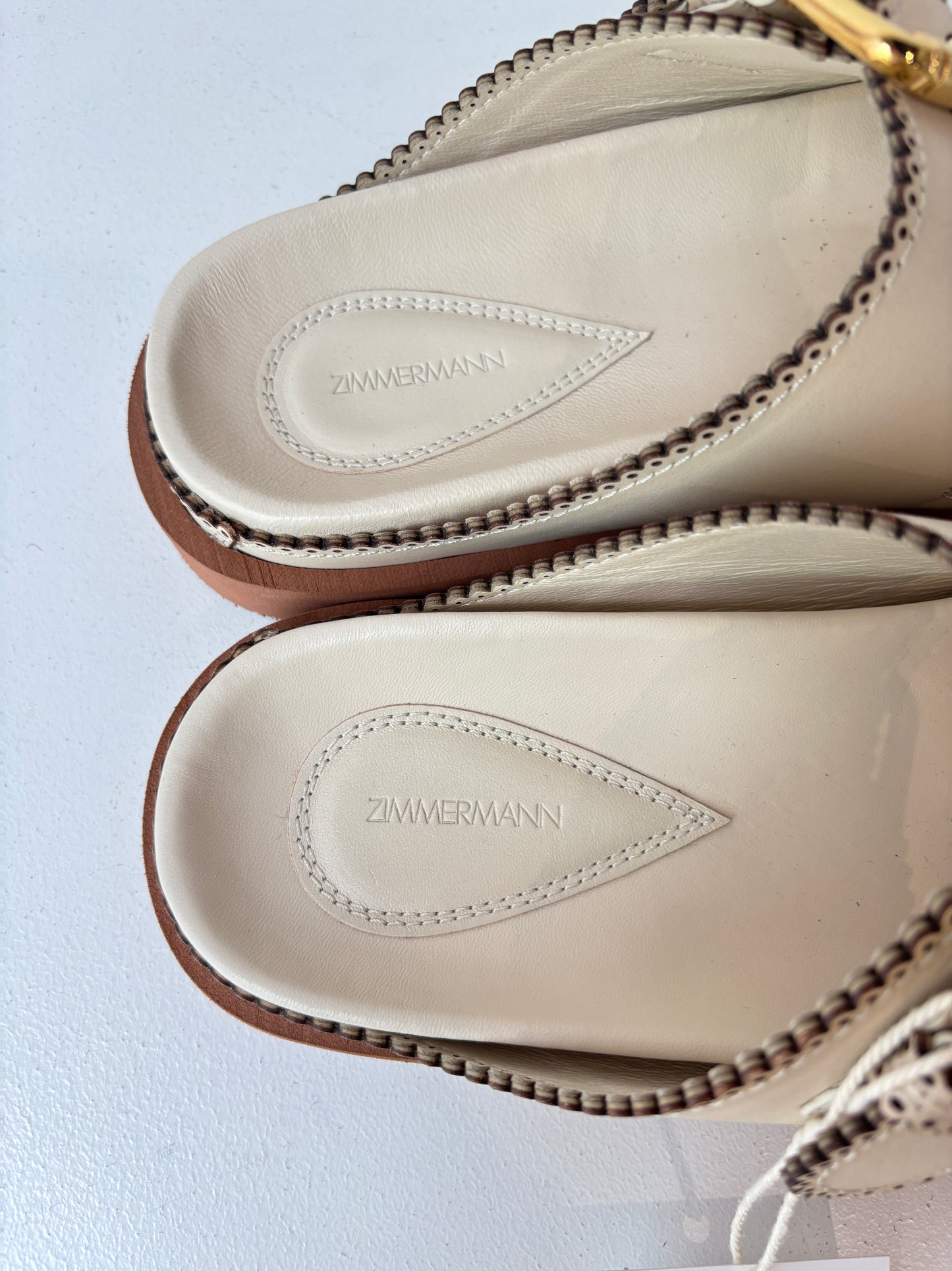 Zimmermann 'Goldie' Slides ~ size 38