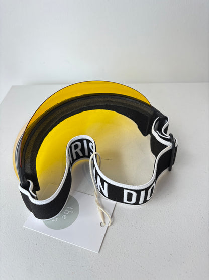 Christian Dior 'DiorClub1' yellow visor