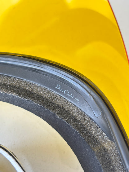 Christian Dior 'DiorClub1' yellow visor