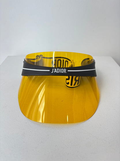 Christian Dior 'DiorClub1' yellow visor