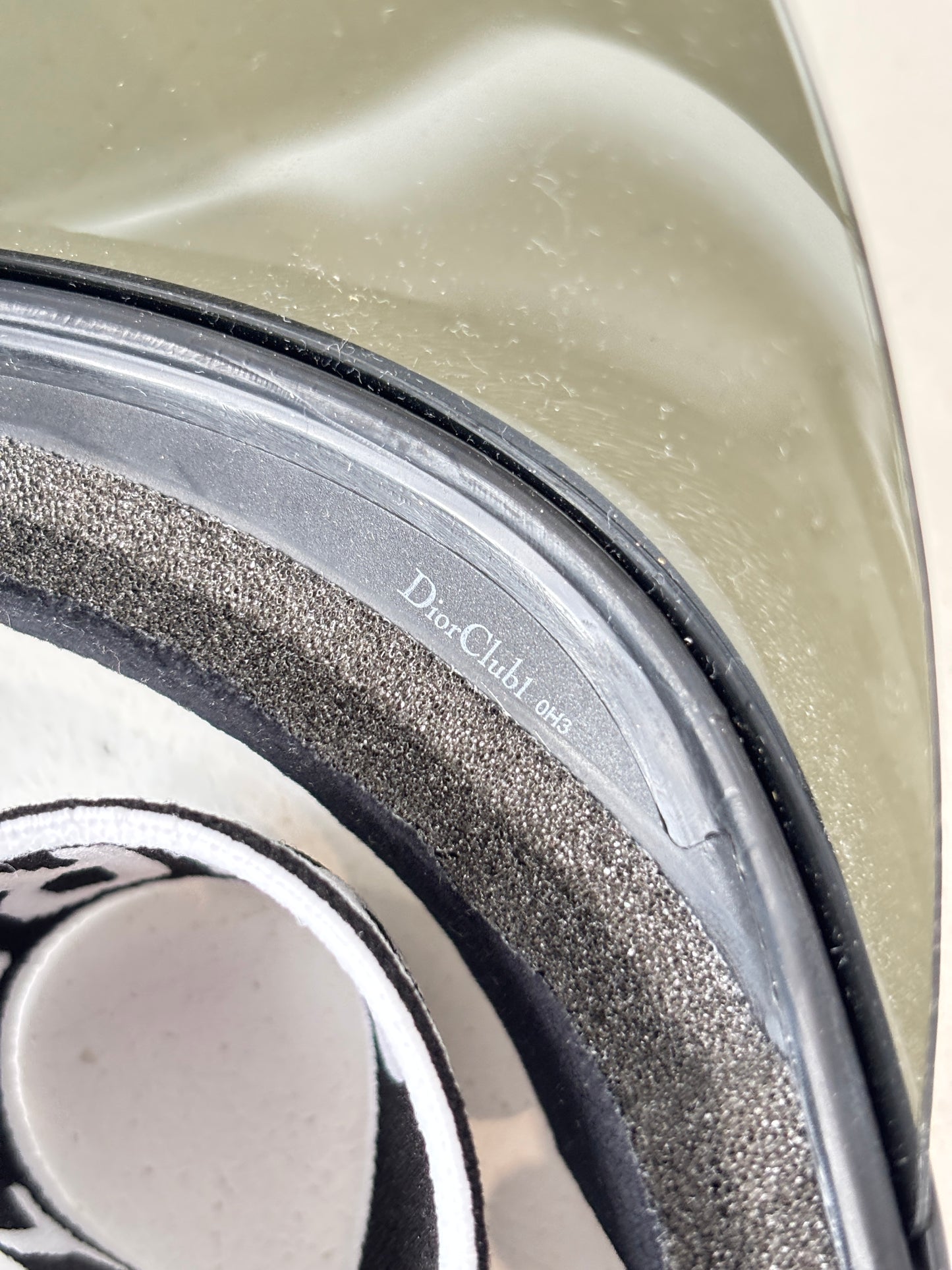 Christian Dior ‘DiorClub1' grey visor