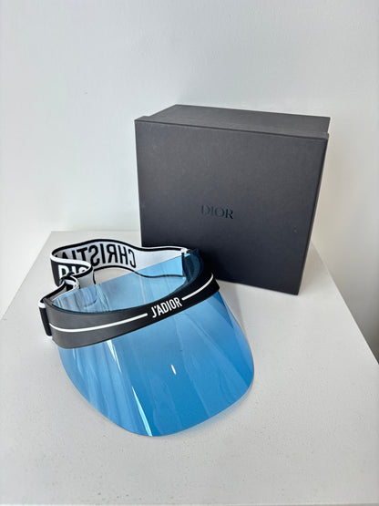 Christian Dior 'DiorClub1 ' blue visor