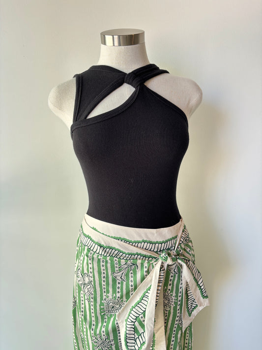 Kookai ‘Chloe’ black tank - size 12