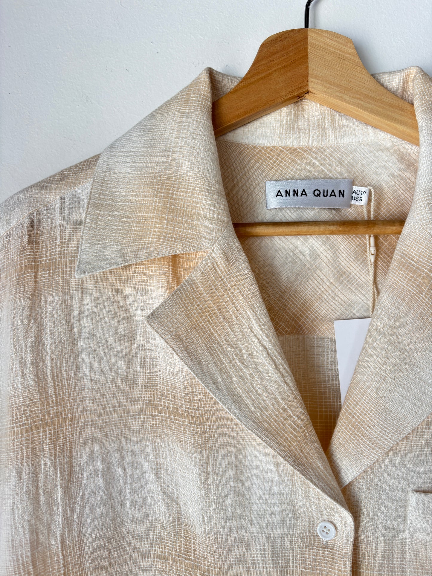 Anna Quan 'Mason' Shirt ~ size 10