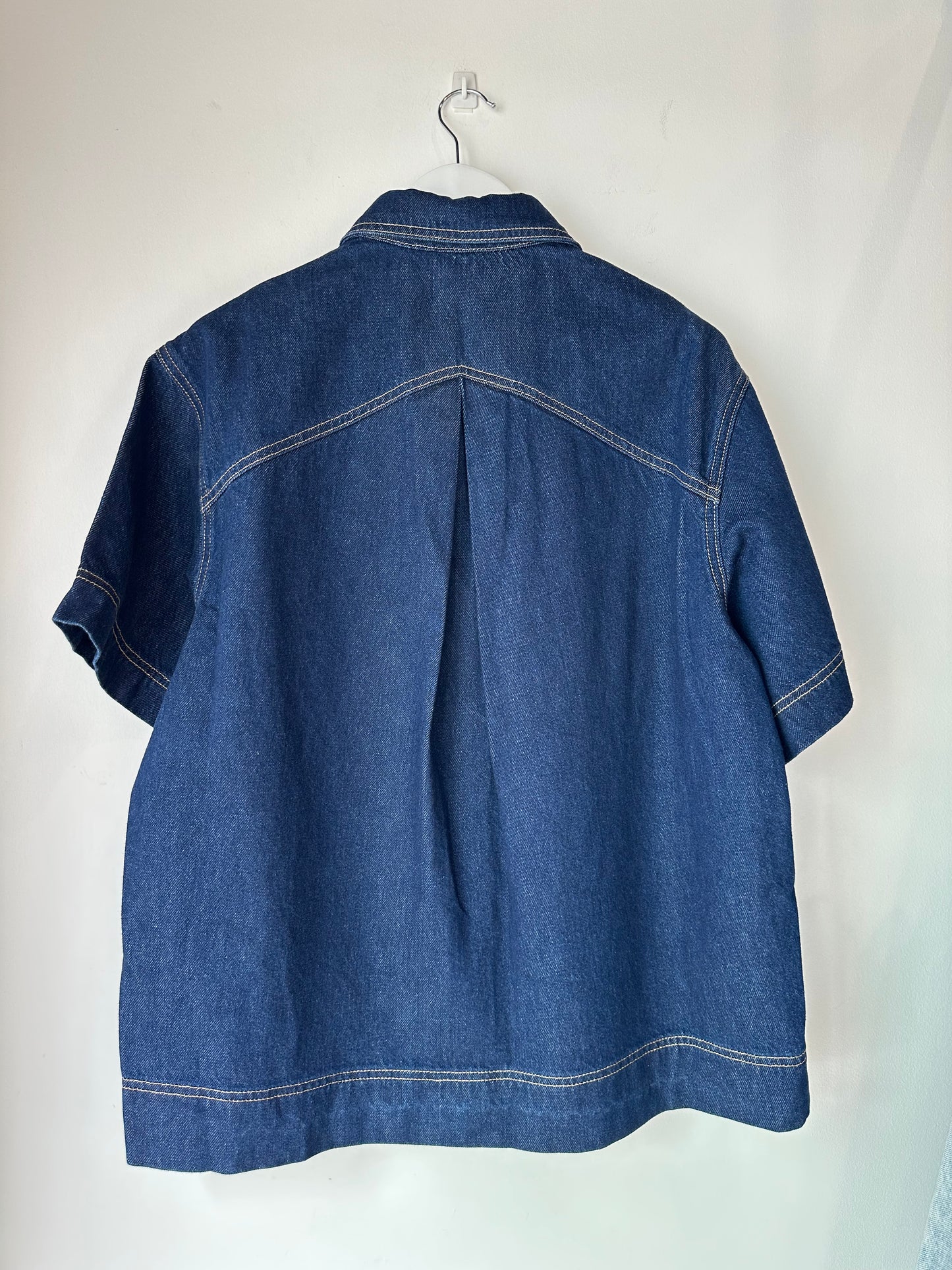 Kivari 'Paloma' denim shirt ~ size 10
