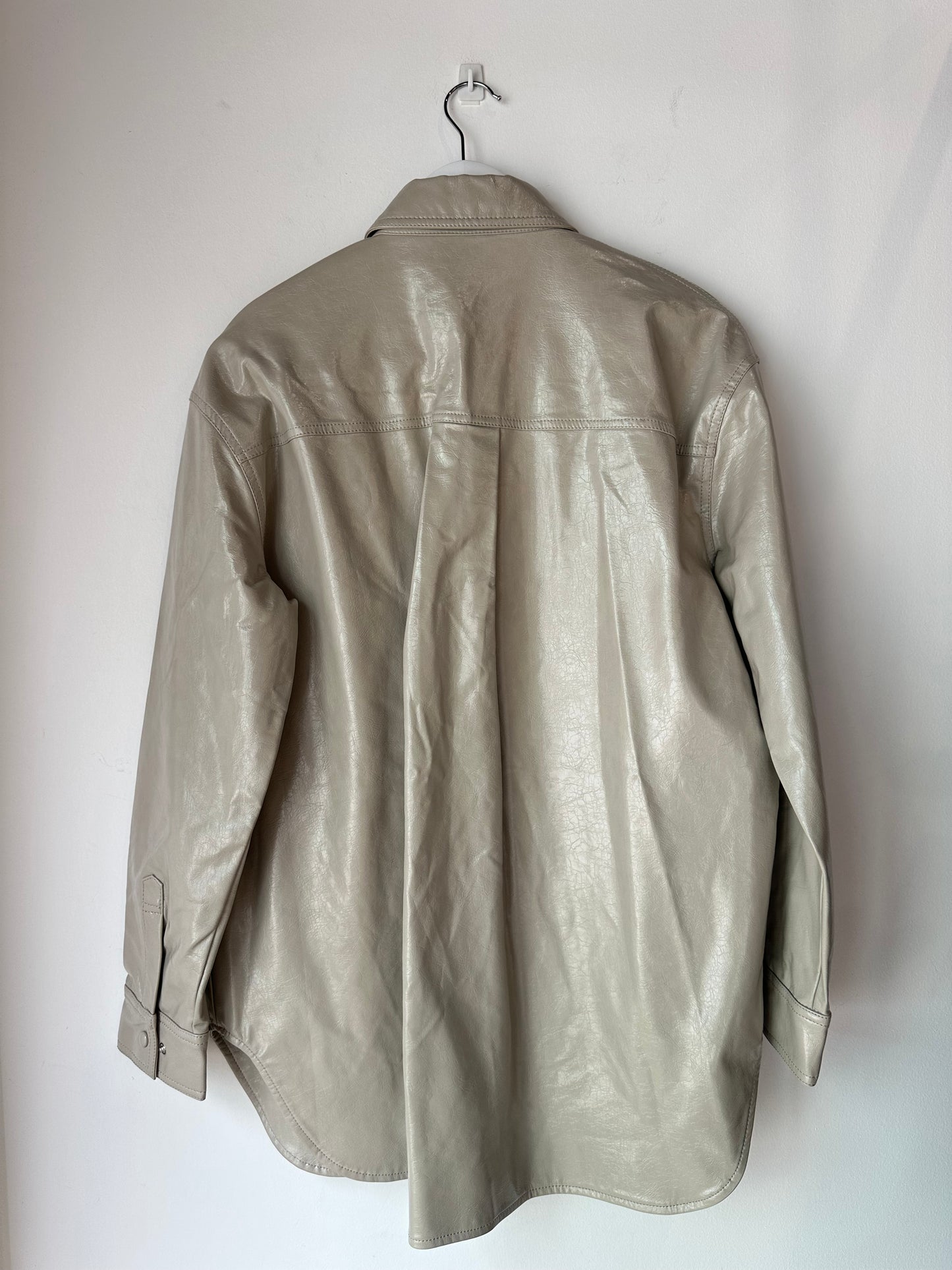 Incu Collection taupe jacket ~ size 10