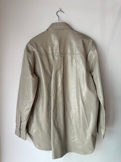 Incu Collection taupe jacket ~ size 10