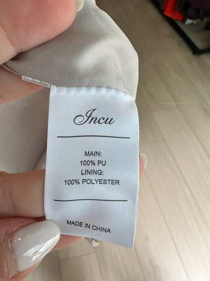 Incu Collection taupe jacket ~ size 10