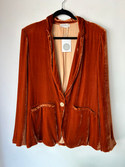 Flannel 'Royce' Blazer ~ size 1 (au 10)