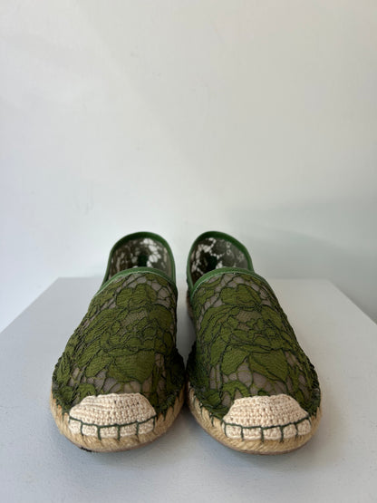 Valentino Lace Espadrilles ~ size 37