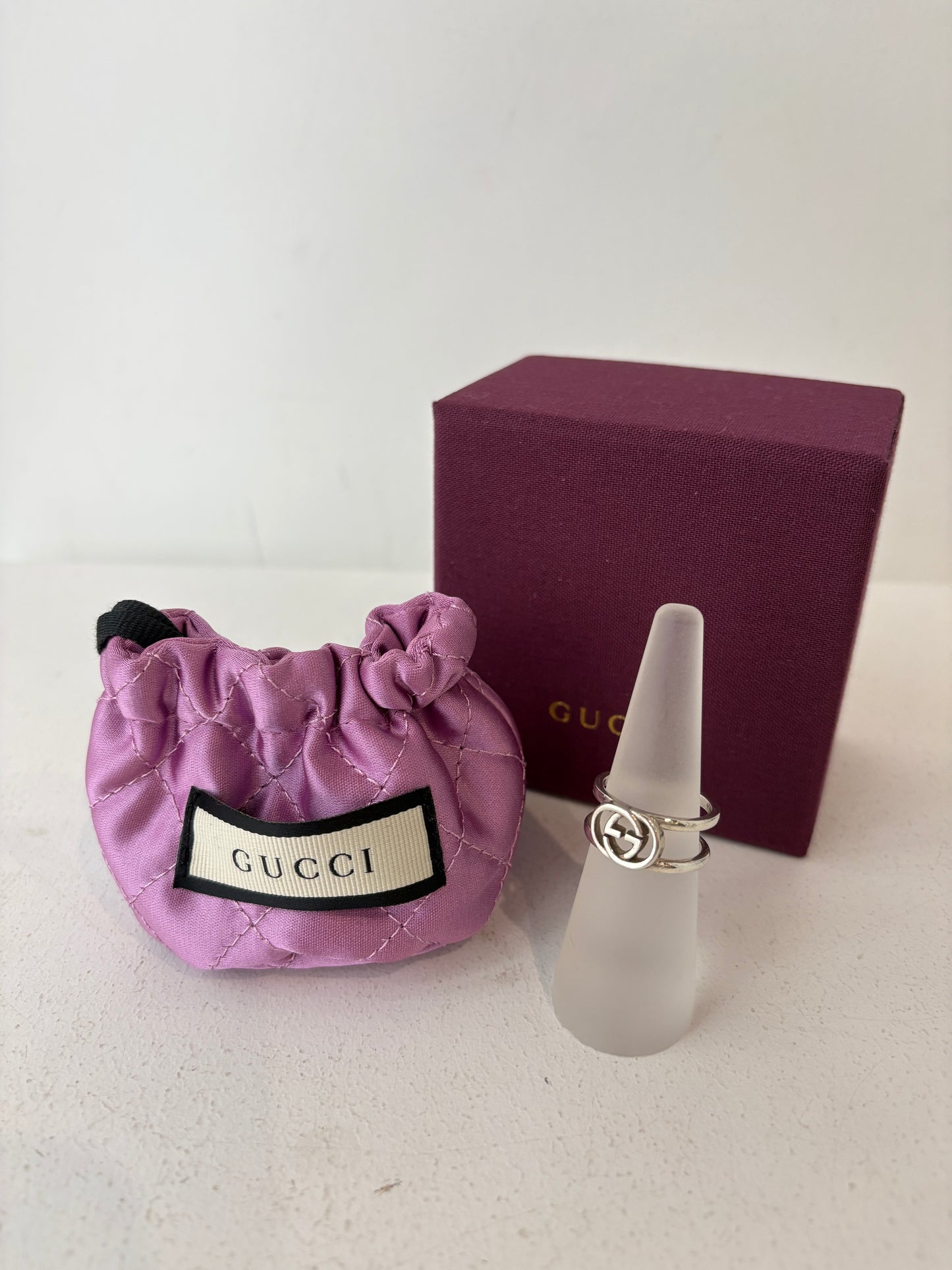 Gucci Interlocking Wide ring