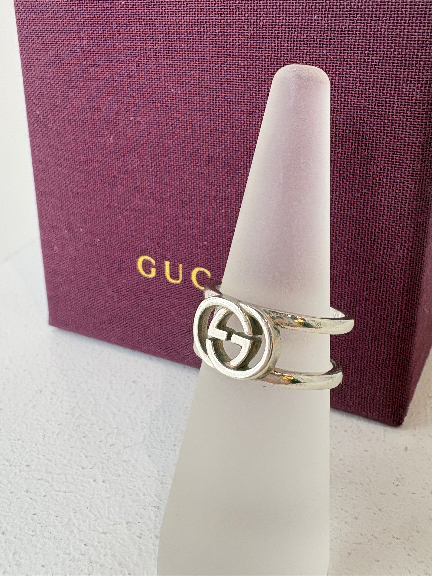 Gucci Interlocking Wide ring