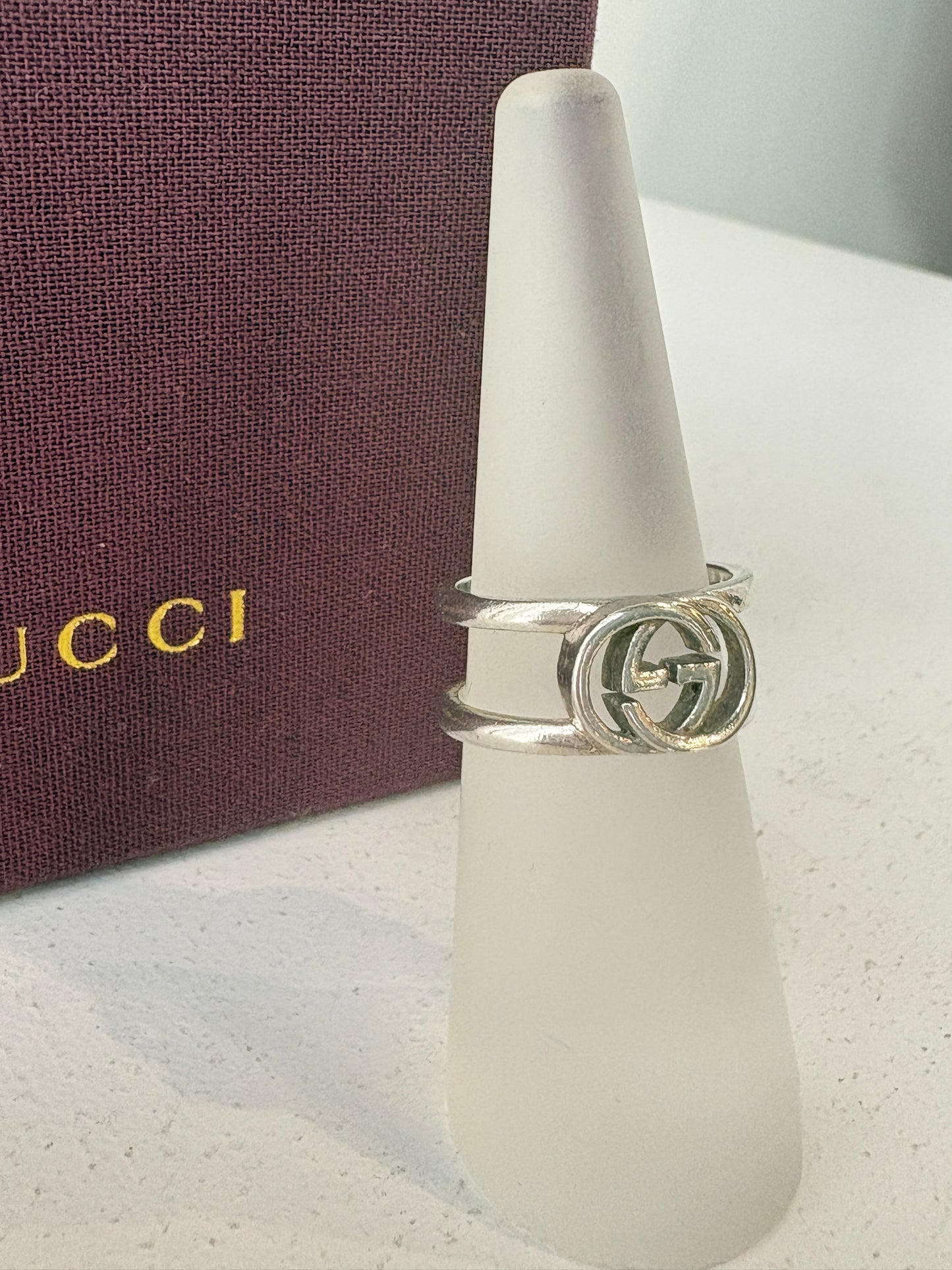 Gucci Interlocking Wide ring