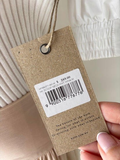 Husk puff sleeve top - size Medium