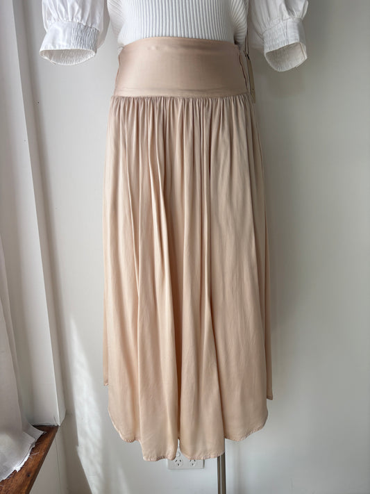 Flannel silk skirt - size 0 (au 8)