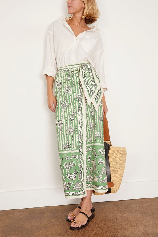 Alemais 'Lula' Midi Skirt ~ size 10