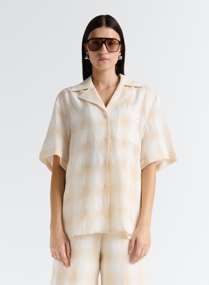 Anna Quan 'Mason' Shirt ~ size 10
