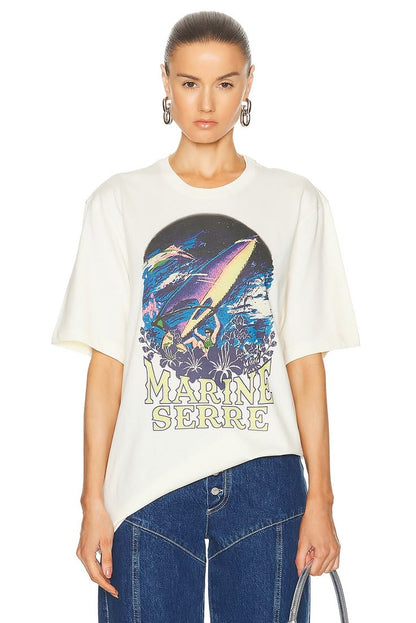 Marine Serre Graphic Tshirt ~ size Small