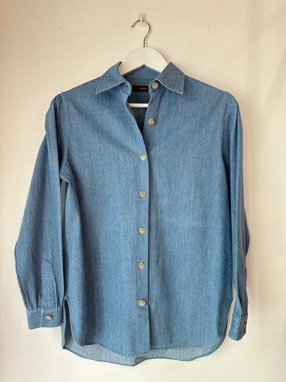P. Johnson Denim Shirt ~ size 0 (au 8)