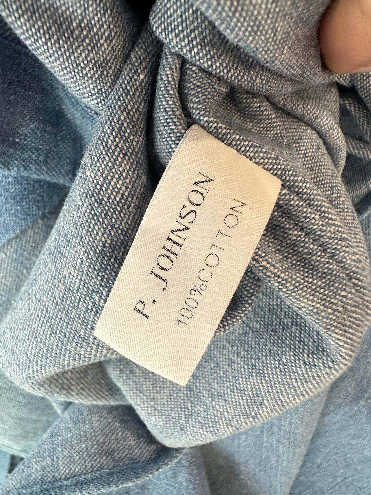 P. Johnson Denim Shirt ~ size 0 (au 8)