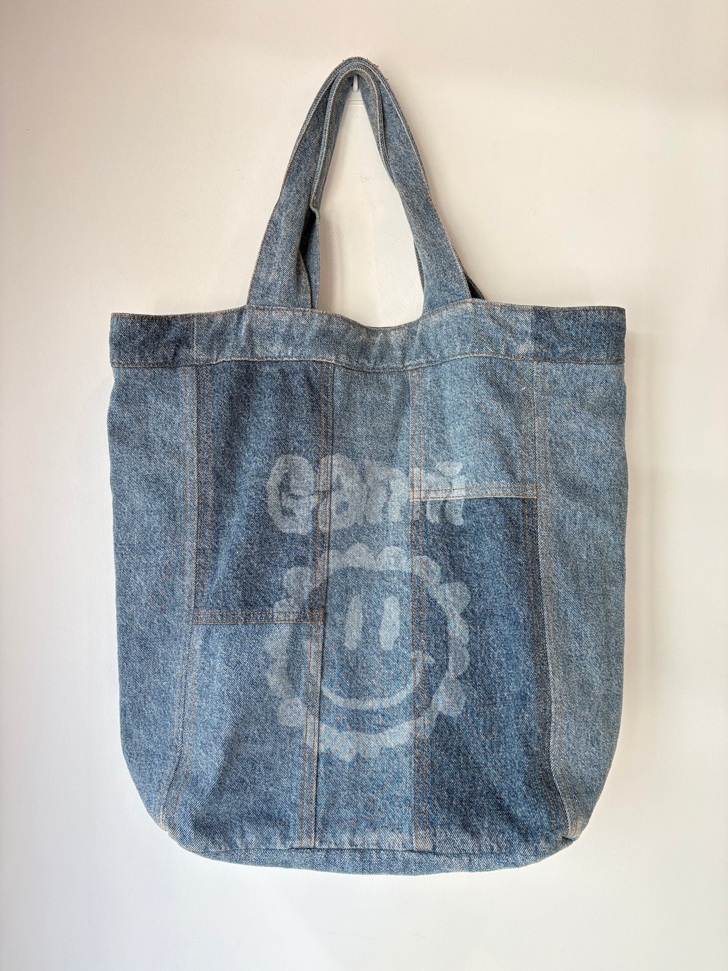 Ganni 'Patchwork' Denim Tote