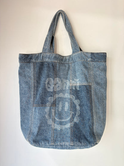 Ganni 'Patchwork' Denim Tote