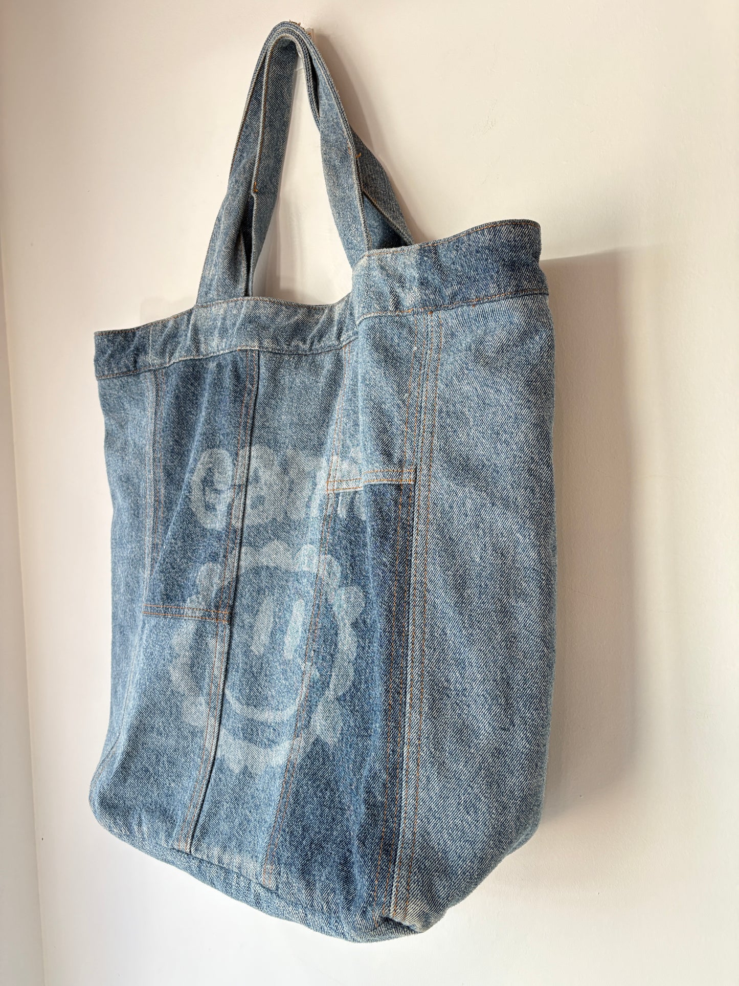 Ganni 'Patchwork' Denim Tote