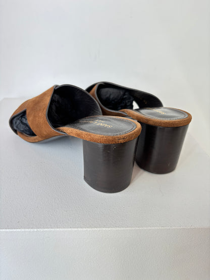 Saint Laurent 'Loulou' Mules ~ size 42