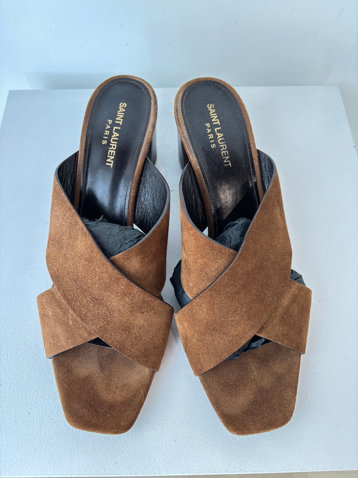 Saint Laurent 'Loulou' Mules ~ size 42