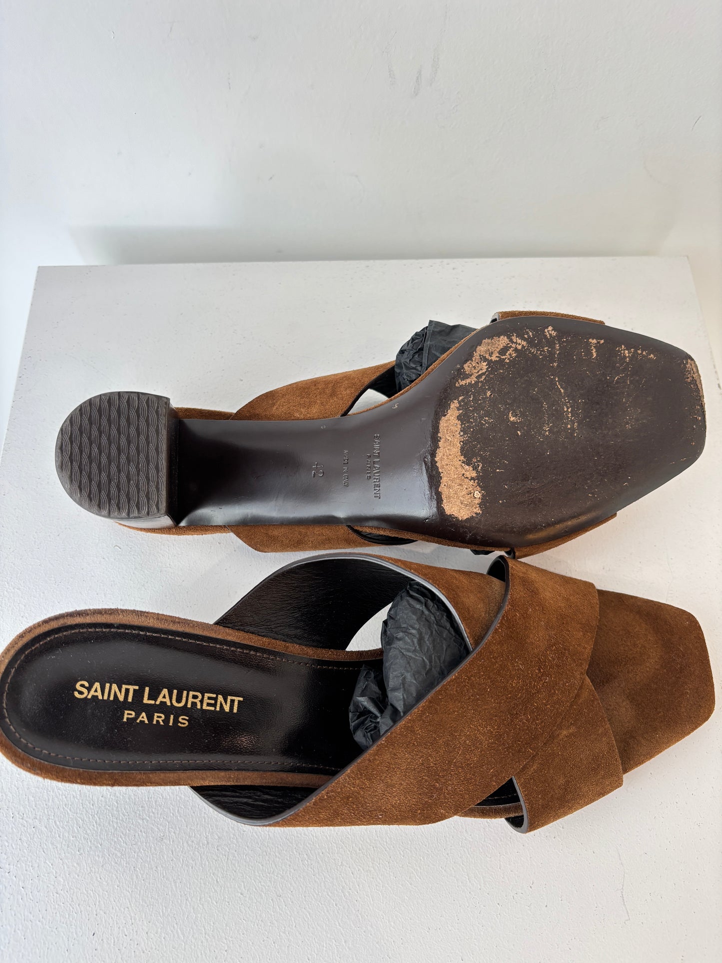 Saint Laurent 'Loulou' Mules ~ size 42