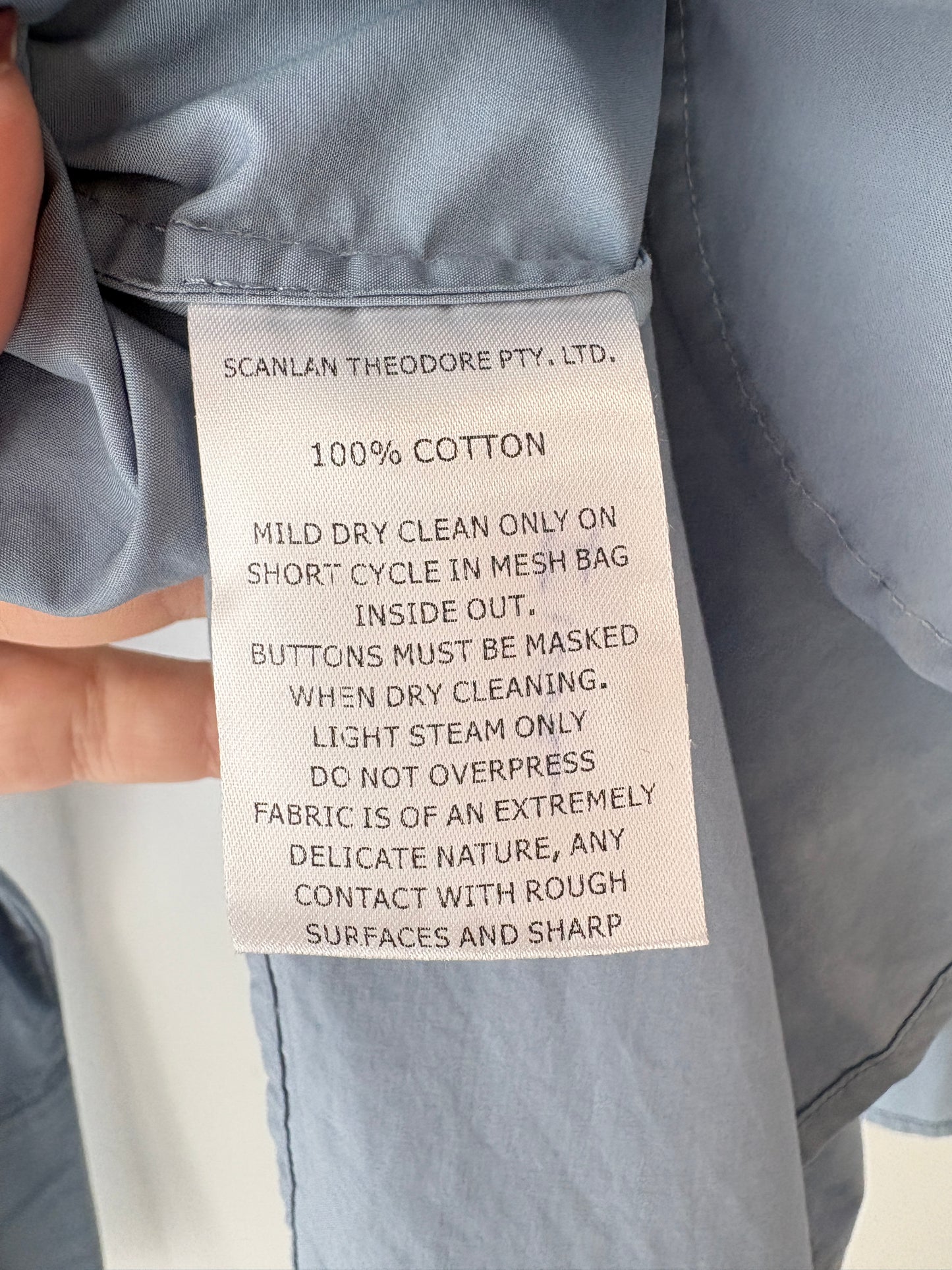 Scanlan Theodore Ruffle Shirt ~ size 6