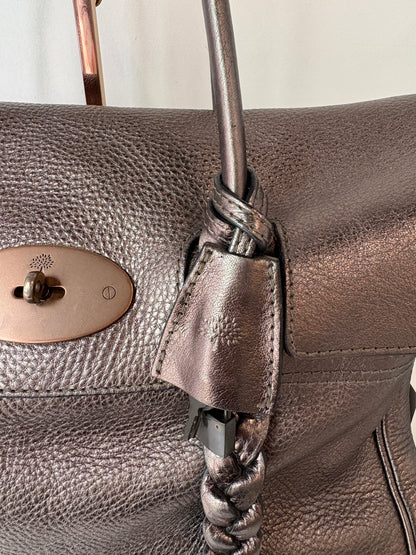 Mulberry 'Bayswater' Braided Metallic Tote