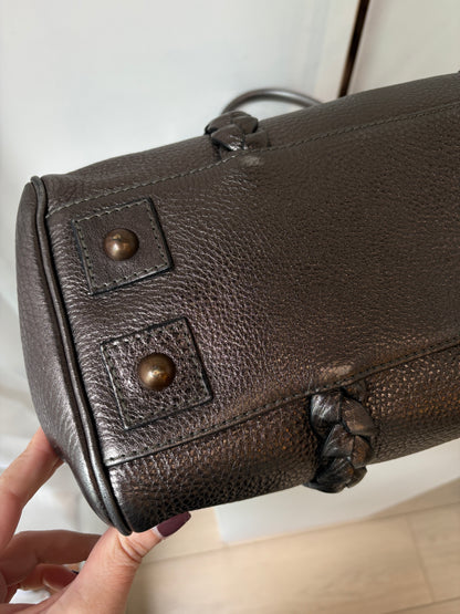 Mulberry 'Bayswater' Braided Metallic Tote