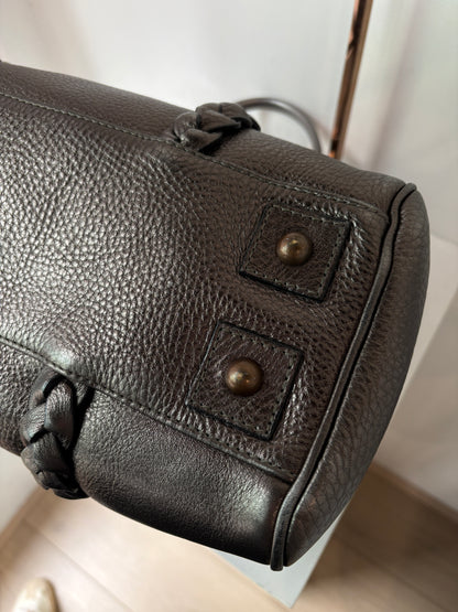 Mulberry 'Bayswater' Braided Metallic Tote