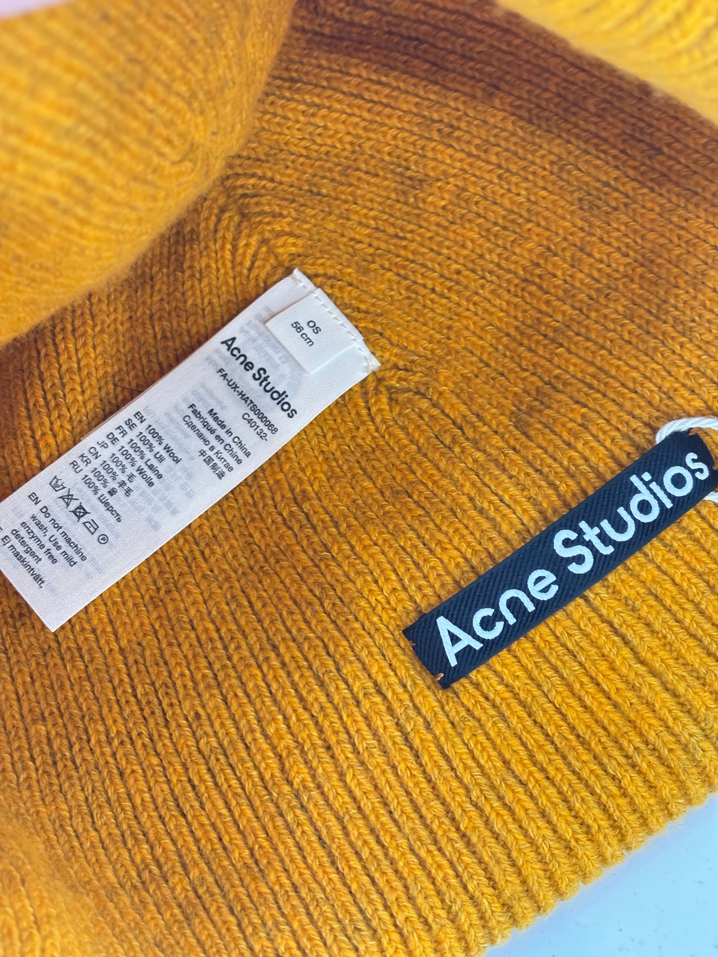 Acne Studios small face beanie