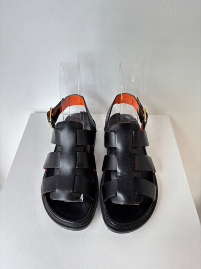 Marni 'Gladiator Fussbett' sandals ~ size 38